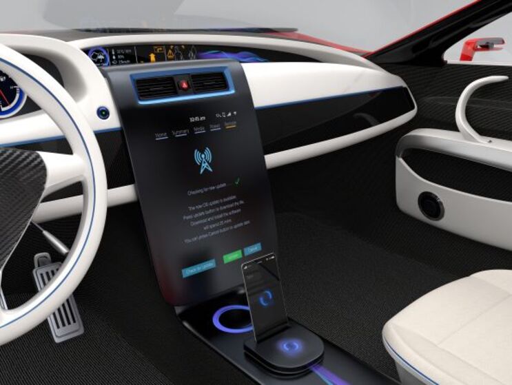 Interior of future car