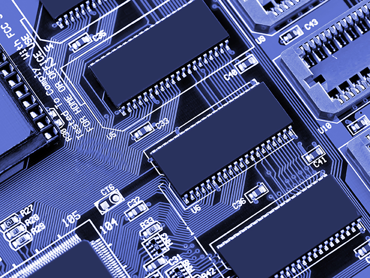 image of a printed circuit board