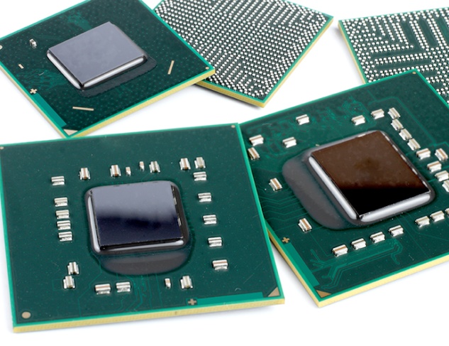 Staychip thermoset adhesives
