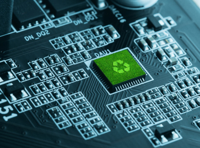 green cycle pc sign